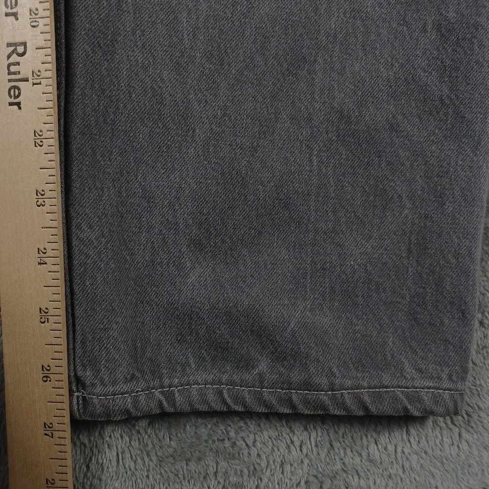 Levis 501xx Jeans Mens‎ 52x27 Gray Denim Distressed Button Fly Cotton Pockets